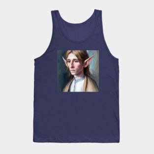 Portrait of a High Elf Tank Top